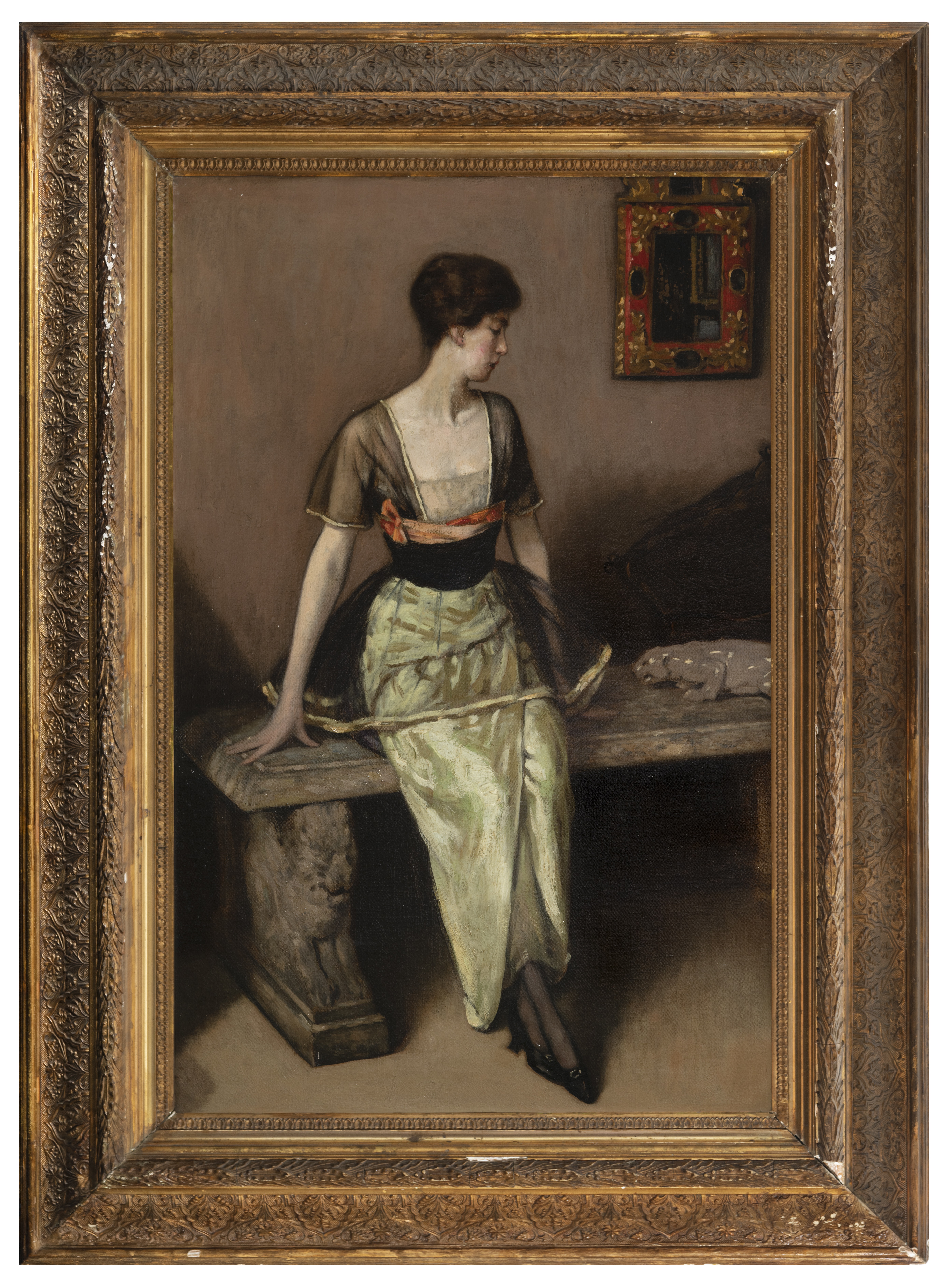Dama sentada - Colección de Pinturas de Banco Central de Chile